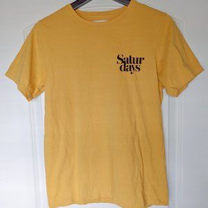 Men's Saturdays Yellow Shirt